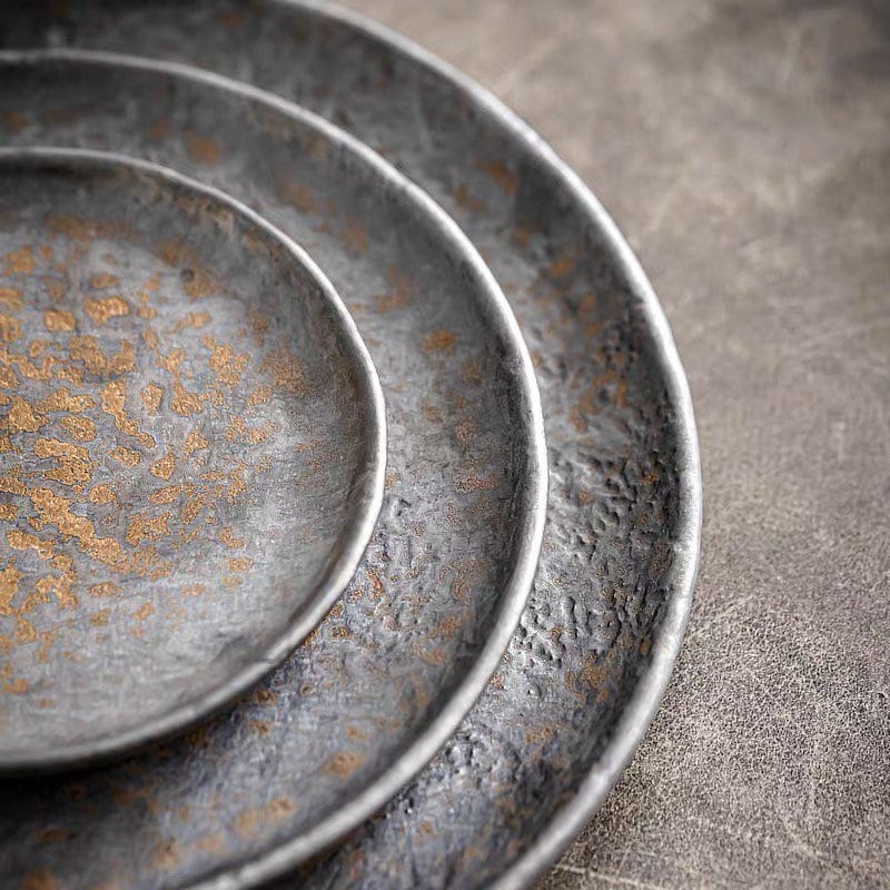 Ceramic Metallic Glaze Plate Large The Bright Angle