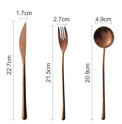Rose Gold Flatware Rose gold The Bright Angle