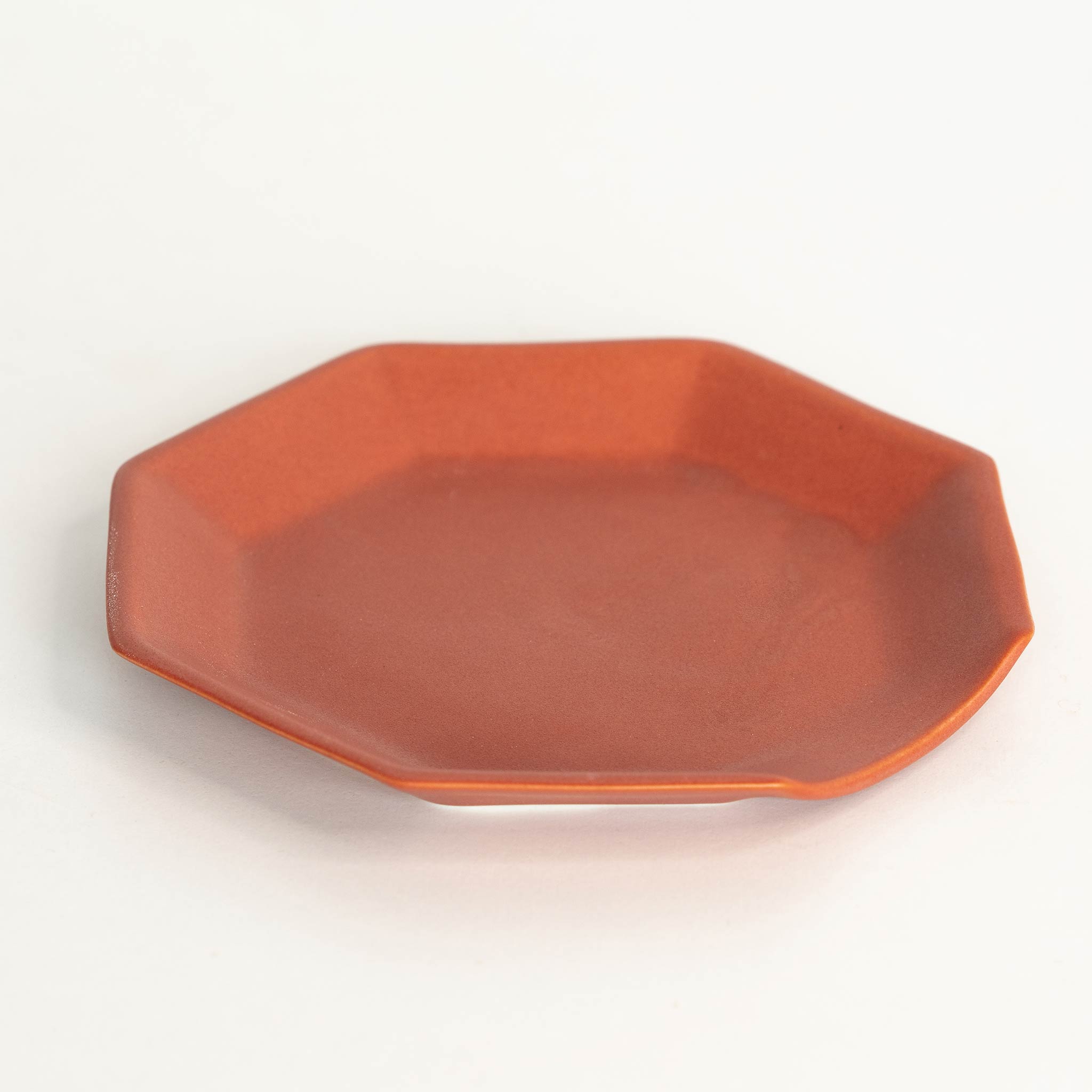 Handmade Porcelain Spoon Rest Terracotta Red The Bright Angle