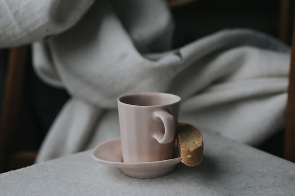 Porcelain Doubleshot Espresso Cup - Rosemary Green by The Bright Angle