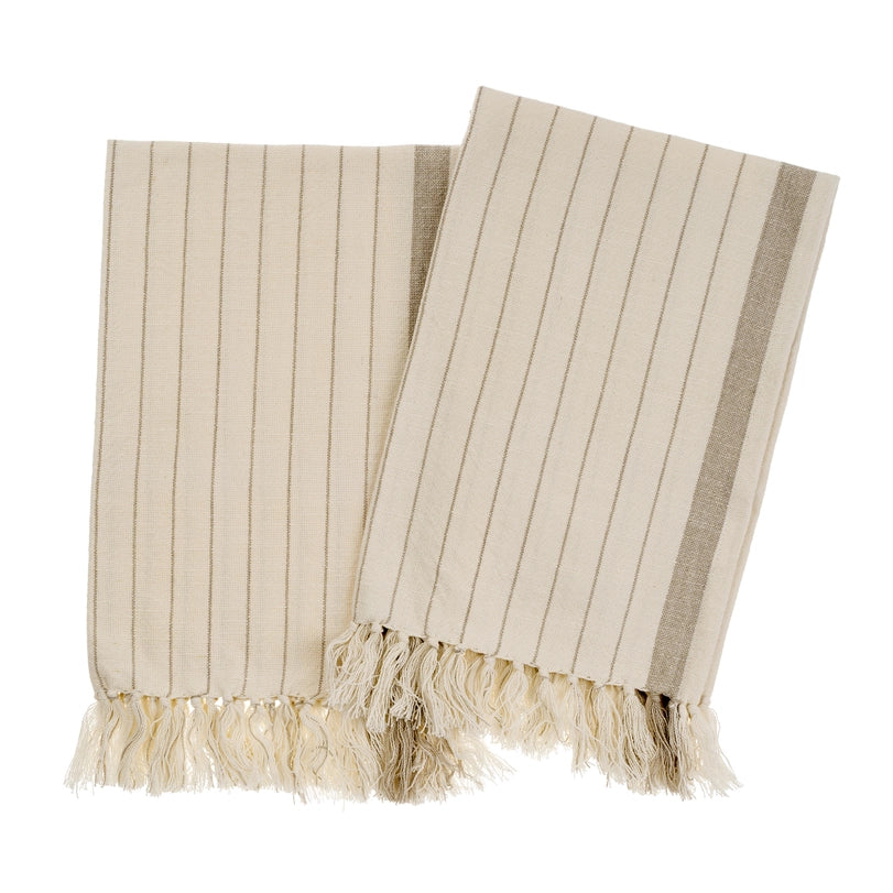 Pinstripe Hammam Hand Towels