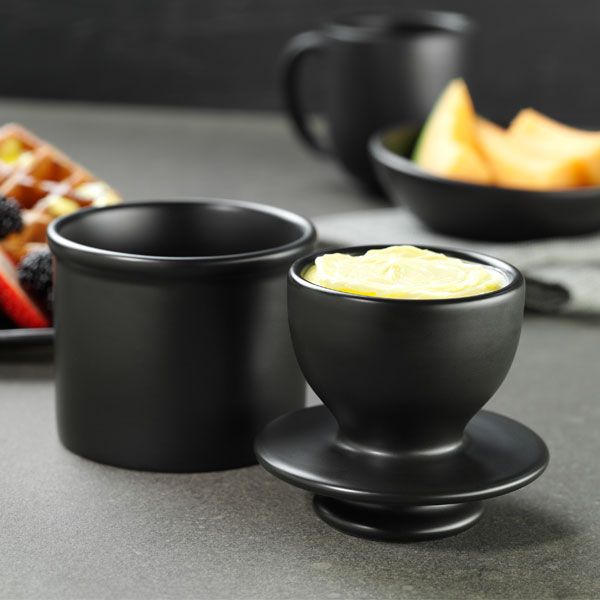 Butterbell Butter Crock Black The Bright Angle