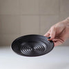 Ceramic Garlic Grater Plate Off - White The Bright Angle