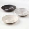 Ceramic Garlic Grater Plate Off - White The Bright Angle