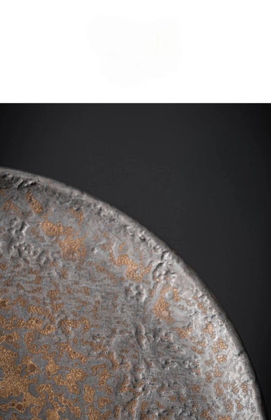 Ceramic Metallic Glaze Plate Medium The Bright Angle