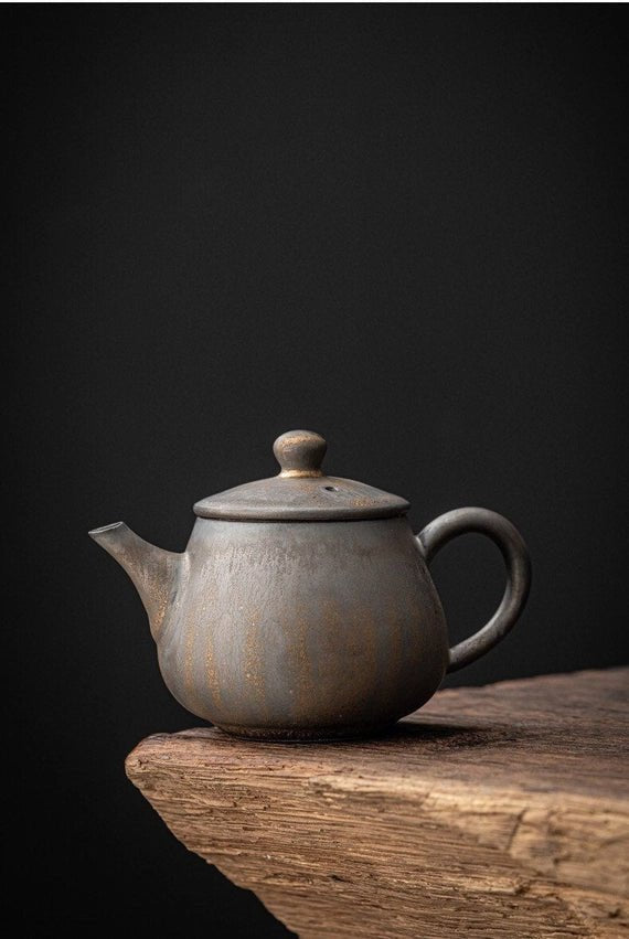 Ceramic Metallic Glaze Teapot The Bright Angle