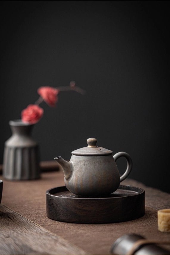 Ceramic Metallic Glaze Teapot The Bright Angle
