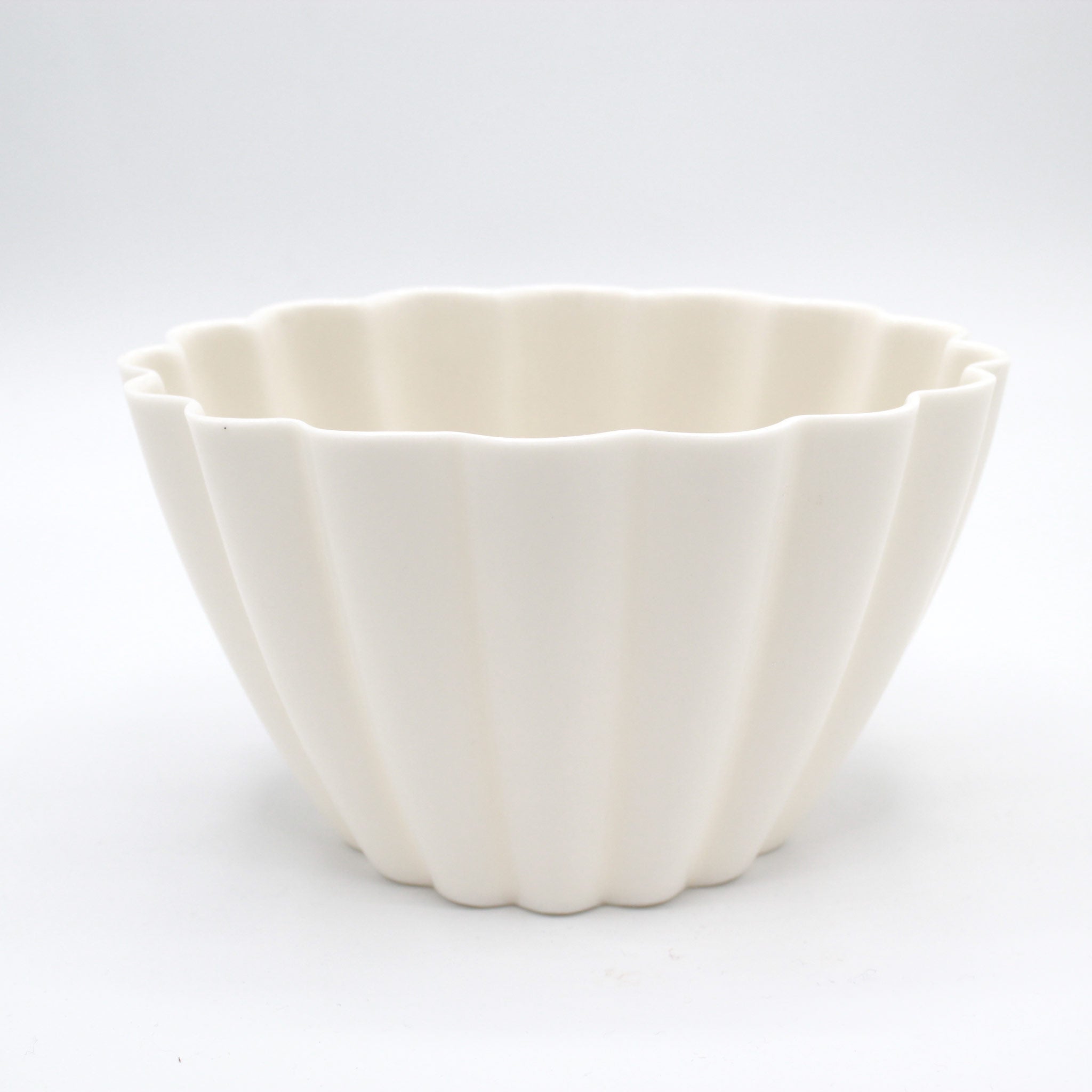 Elysian Fluted Porcelain Candle Holder The Bright Angle