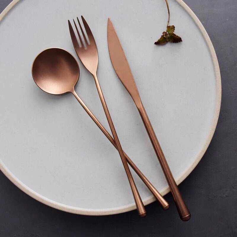 Rose Gold Flatware Rose gold The Bright Angle