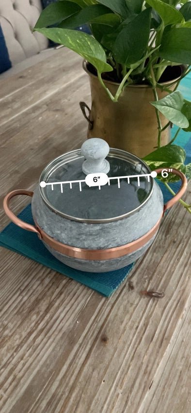 Soapstone Cookware Round Pot 1.25 Liters The Bright Angle