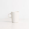 Handmade Porcelain Doubleshot Espresso Cup Silk White The Bright Angle