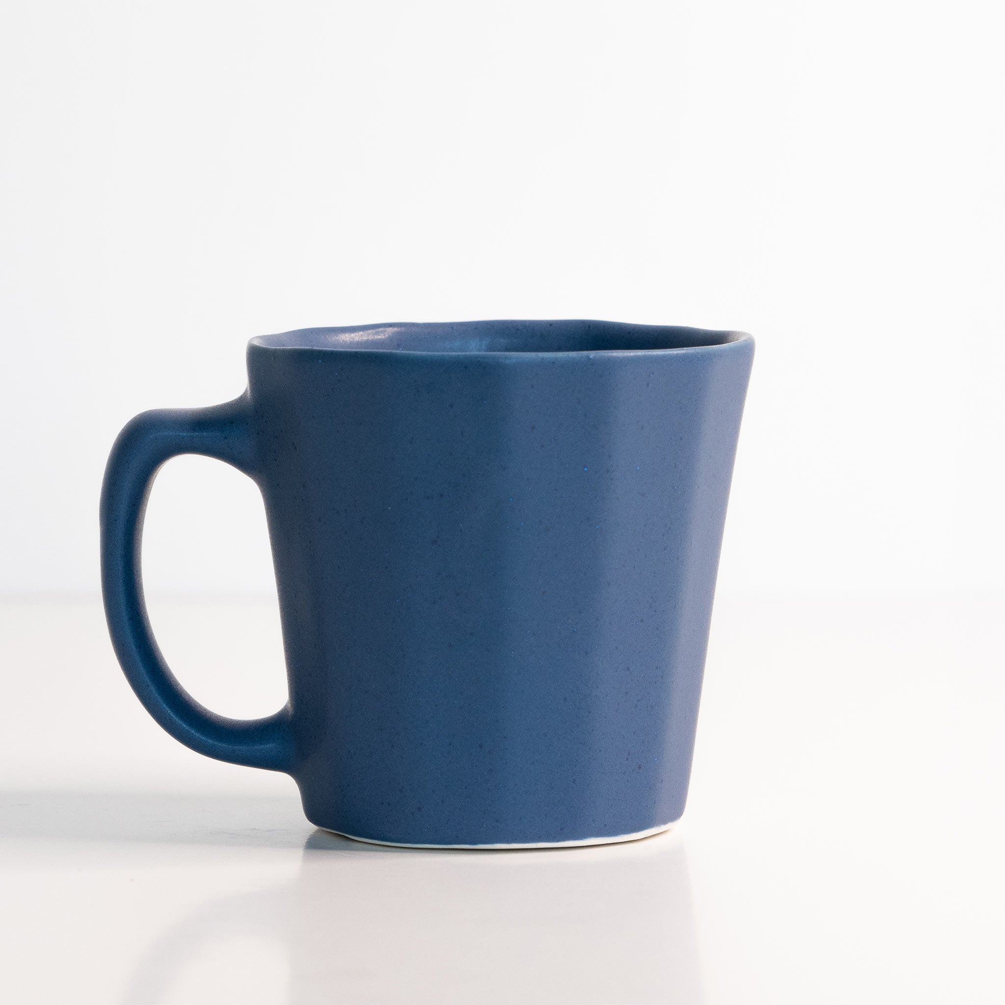 Monday Mug - Handmade Porcelain Coffee Cup Pisgah Blue The Bright Angle