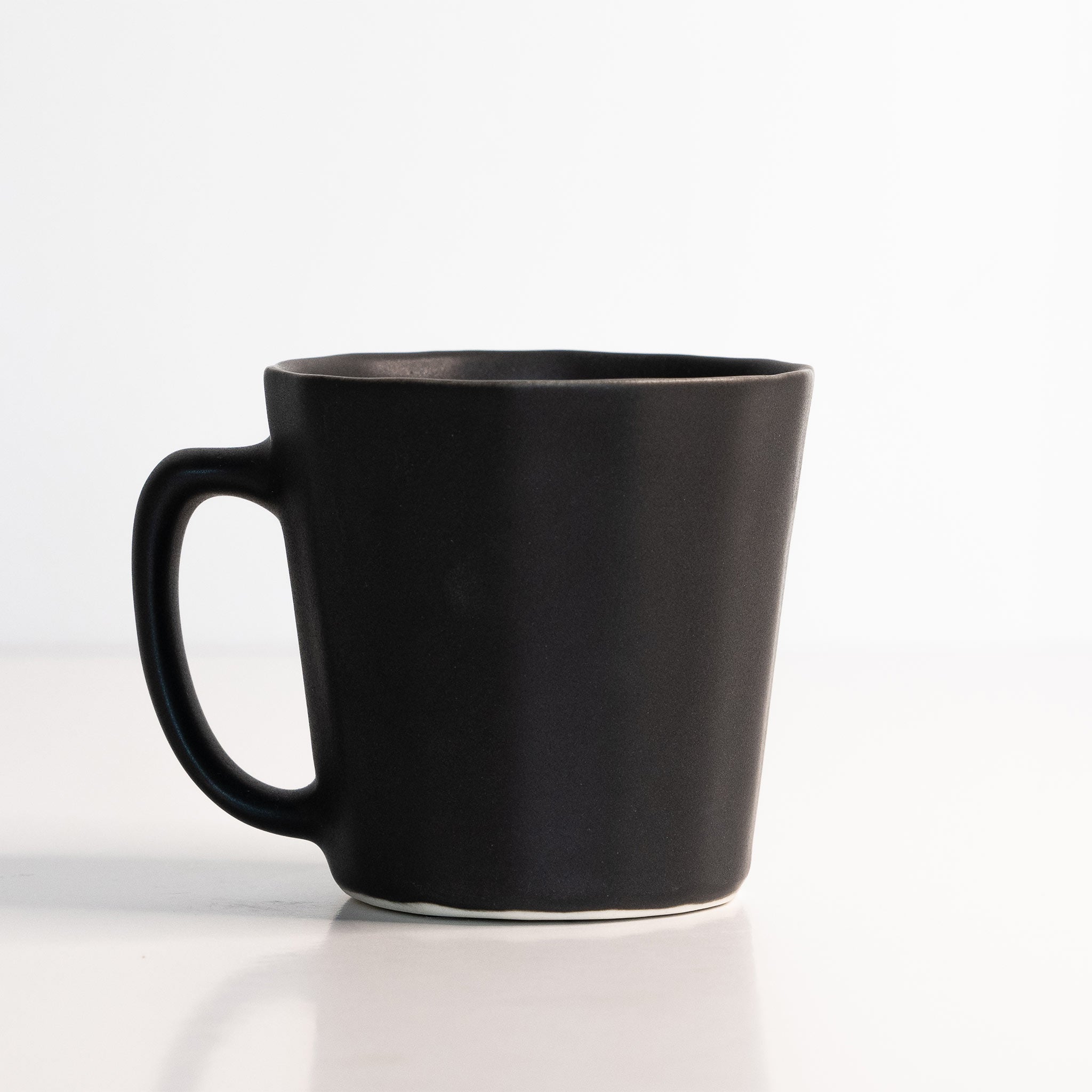 Monday Mug - Handmade Porcelain Coffee Cup - The Bright Angle