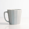 Monday Mug - Handmade Porcelain Coffee Cup Smoke Grey The Bright Angle