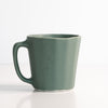 Monday Mug - Handmade Porcelain Coffee Cup Rosemary Green The Bright Angle