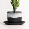 Load image into Gallery viewer, Native Oval Planter - Handmade Porcelain Planter Night Snow The Bright Angle