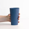 Load image into Gallery viewer, Handmade Porcelain Pint Cup Pisgah Blue The Bright Angle