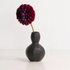 Porcelain Sprout Bud Vase Mica Black The Bright Angle