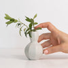 Porcelain Sprout Bud Vase Smoke Grey The Bright Angle