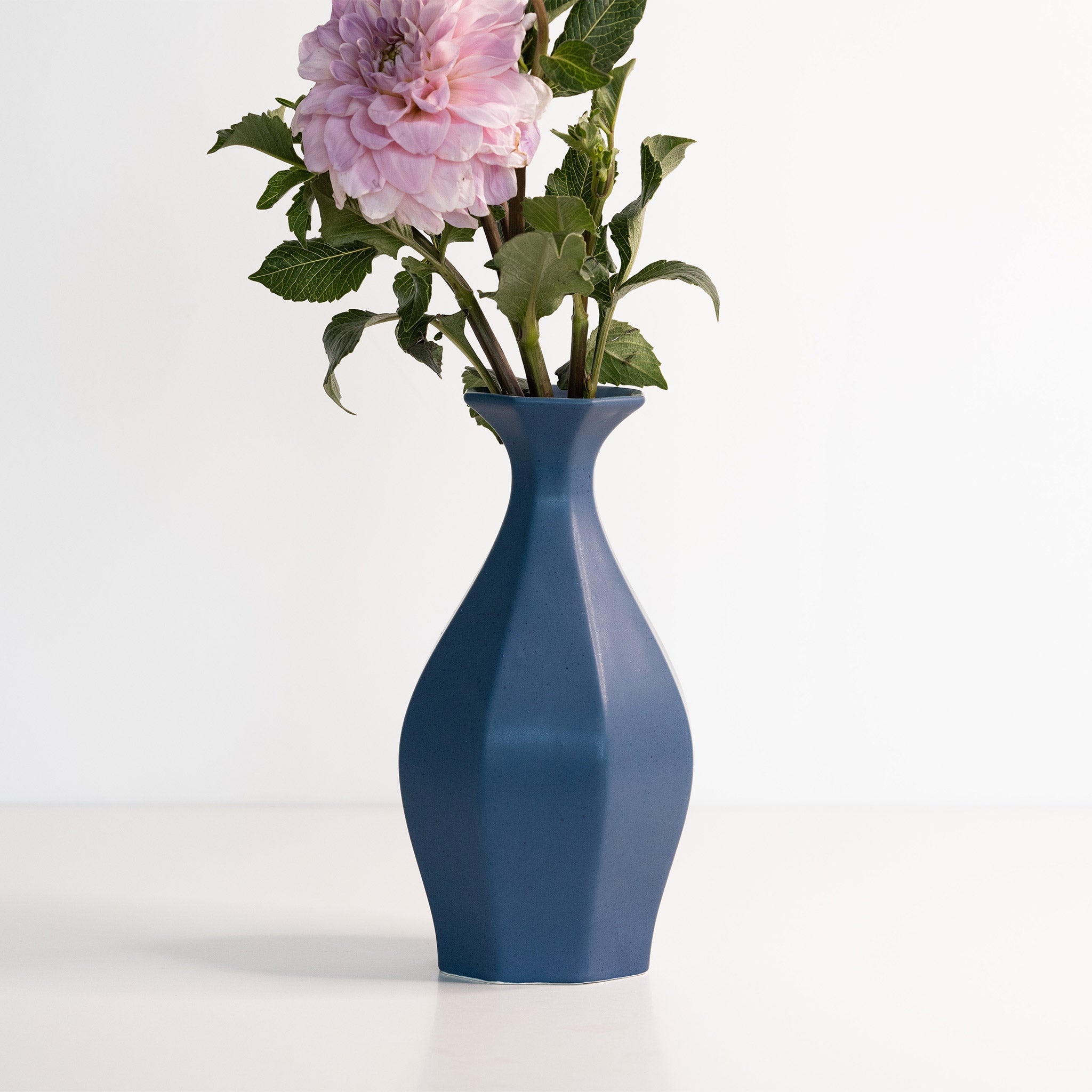 Porcelain Table Flower Vase Pisgah Blue The Bright Angle