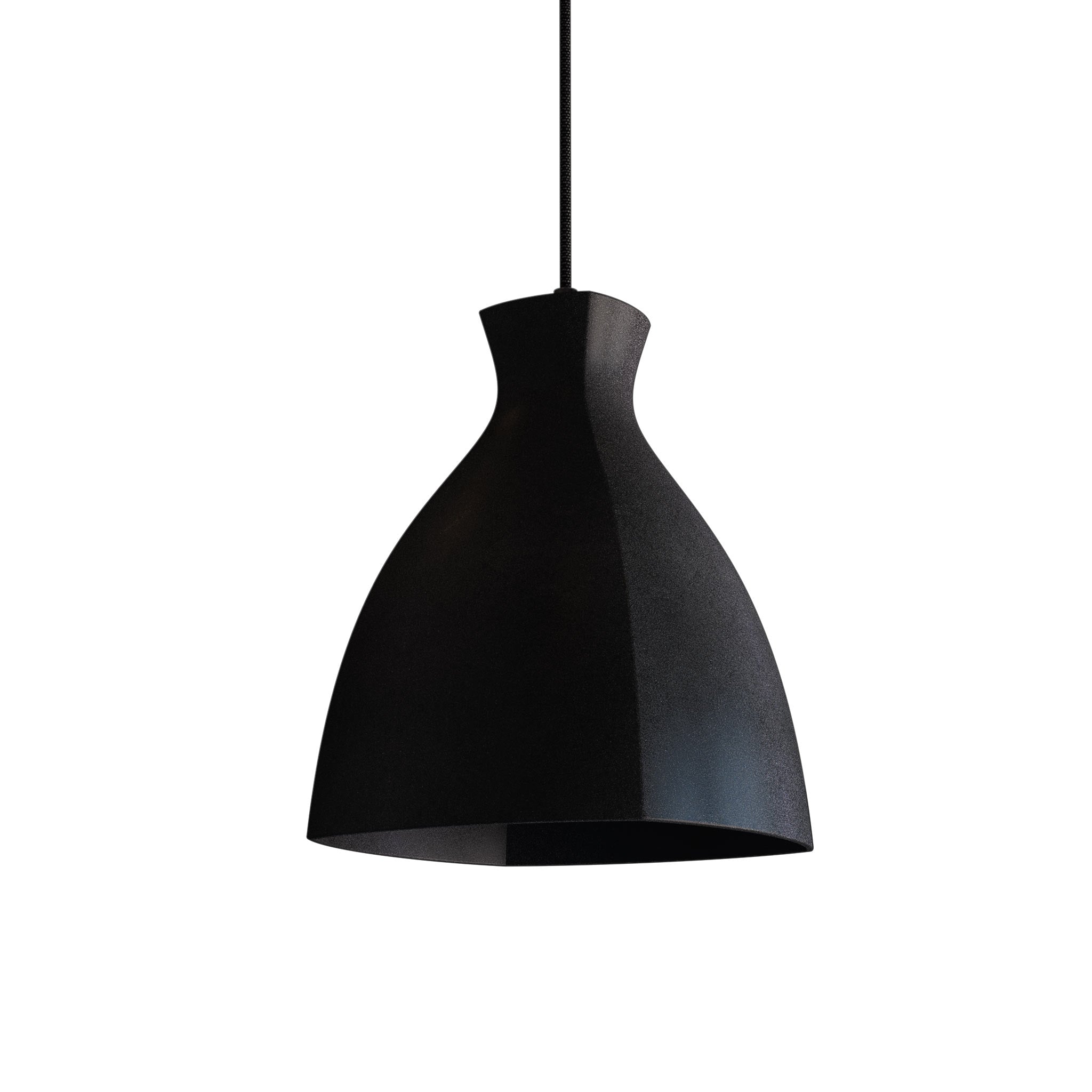 Belle Black Porcelain Pendant Light The Bright Angle