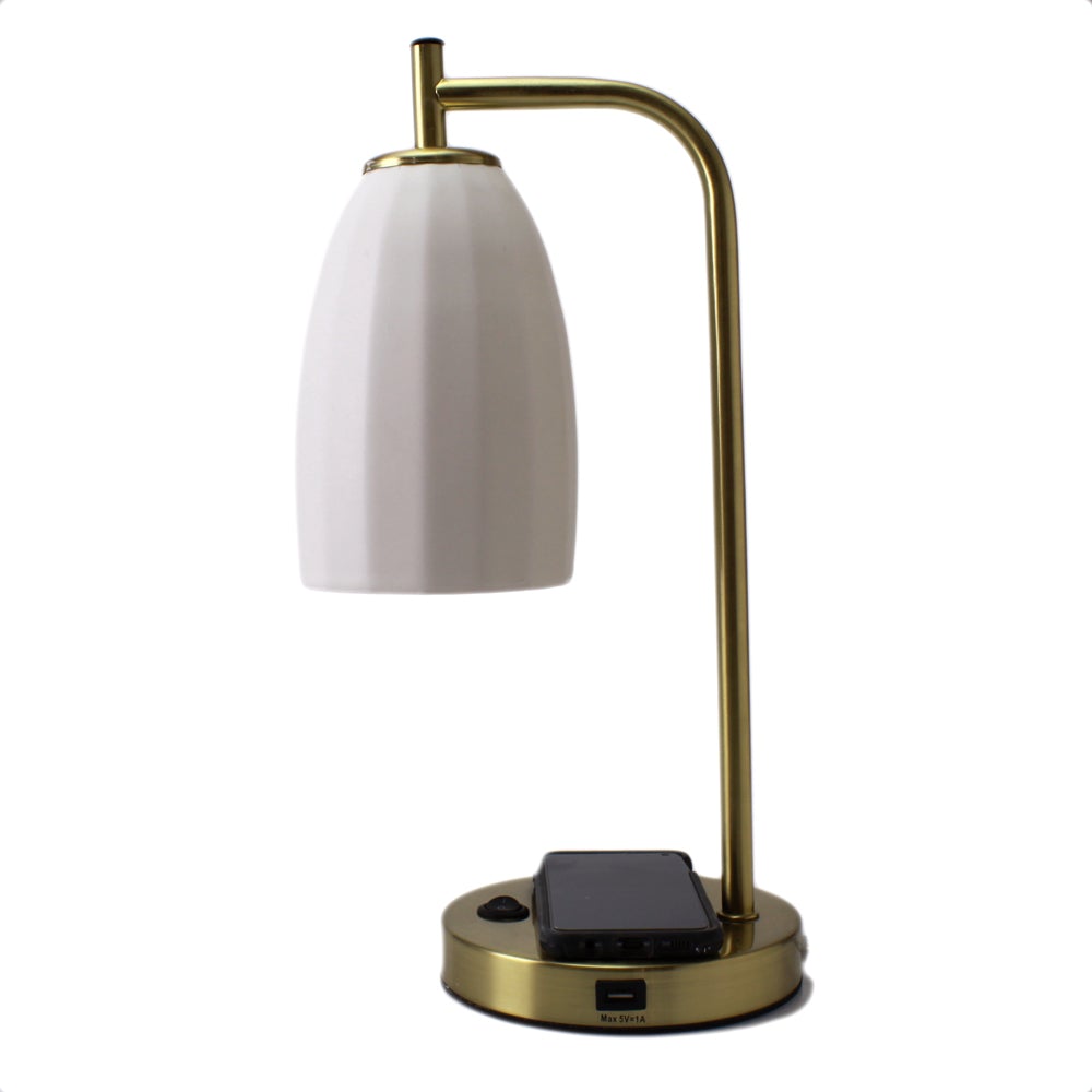 Dolan Porcelain Table Lamp-Brass The Bright Angle