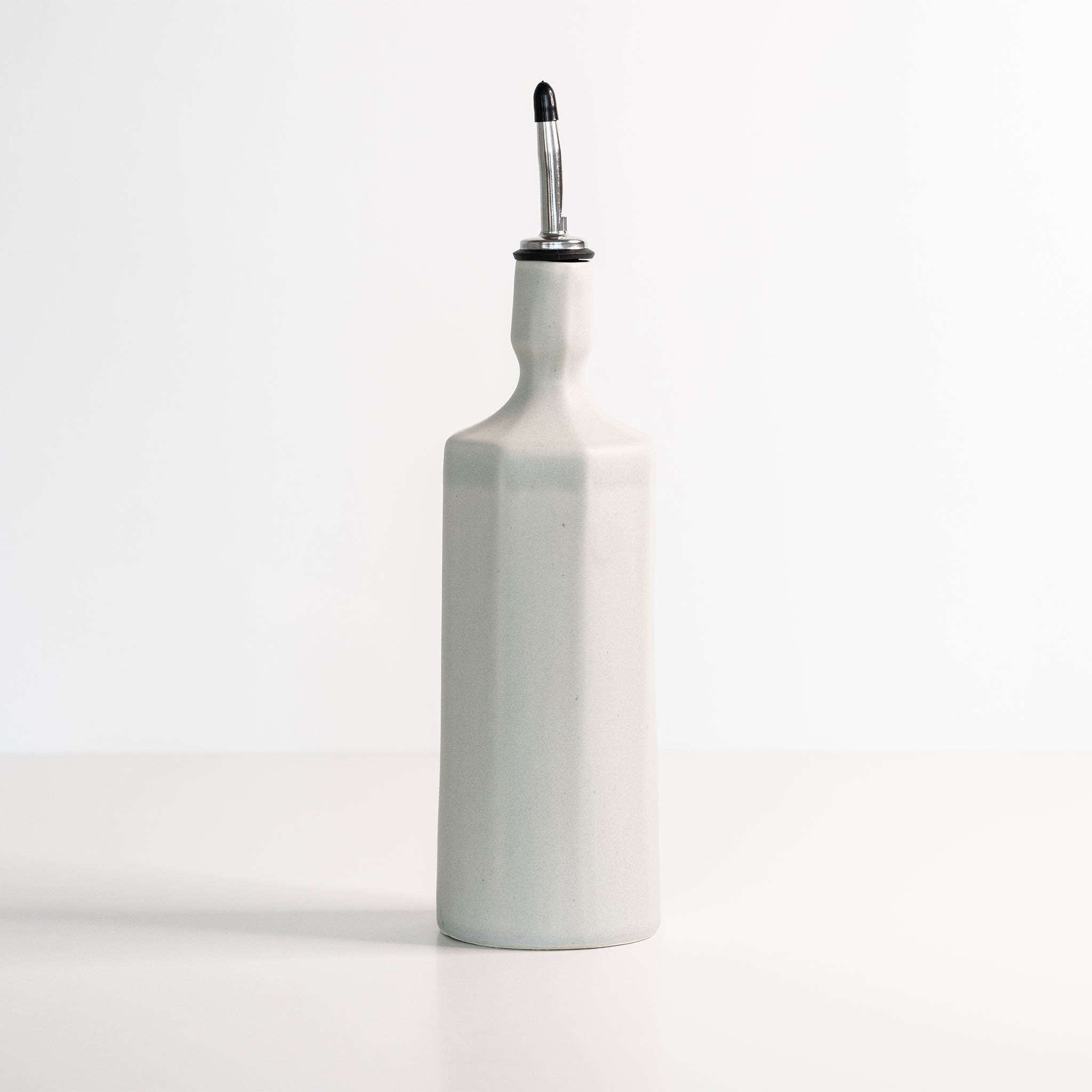 Elixir Porcelain Olive Oil Dispenser Smoke Grey The Bright Angle