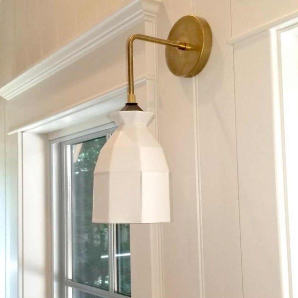 Expansion 2 Porcelain Wall Sconce The Bright Angle
