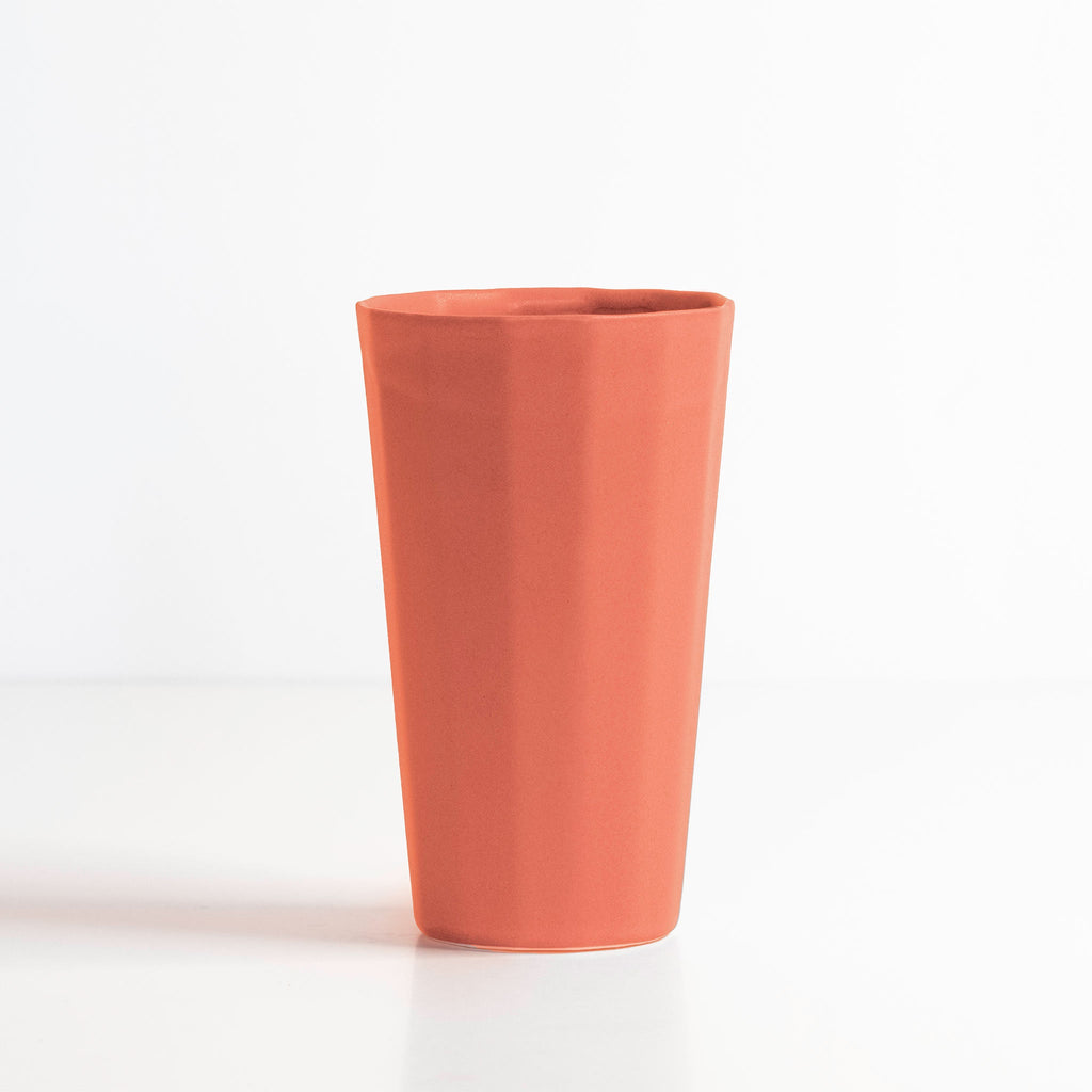 Handmade 16 oz Porcelain Travel Mug - The Bright Angle
