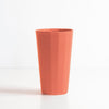Handmade Porcelain Pint Cup Terracotta Red The Bright Angle