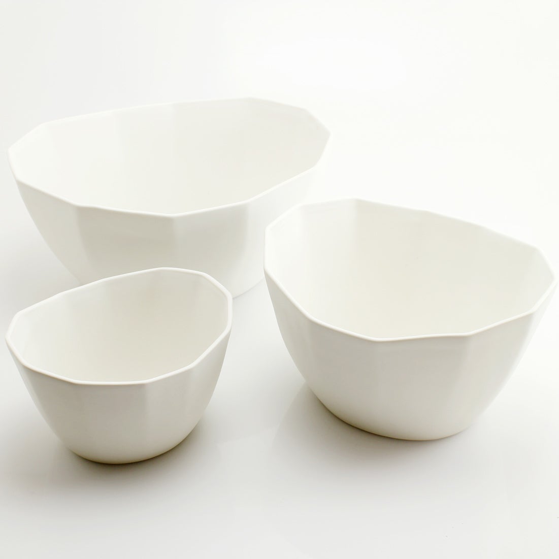 Porcelain Mixing and Nesting Bowl Set Mica Black The Bright Angle