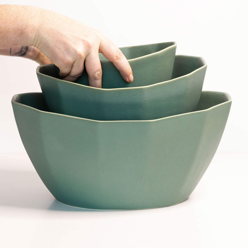Handmade Pottery, Small Batter Bowl (9 colors)