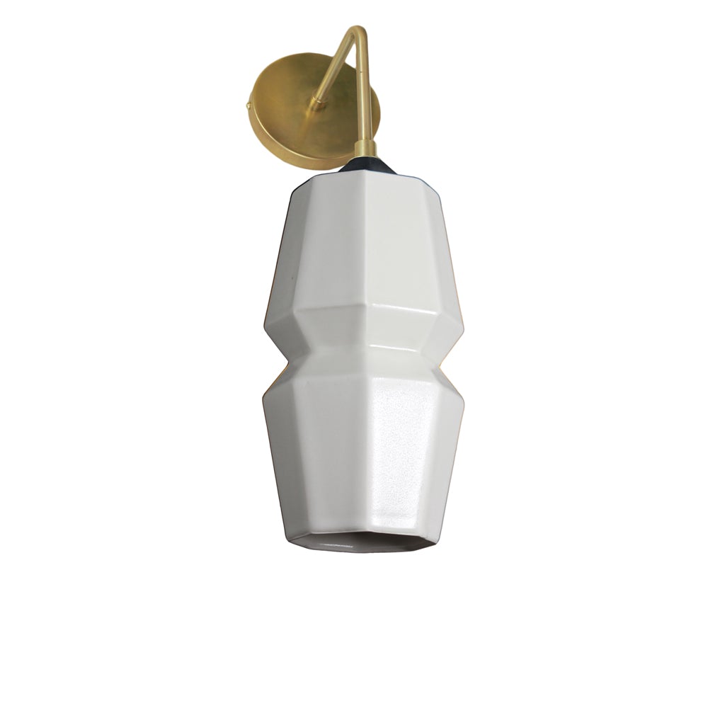 Tessellation 2 Porcelain Wall Sconce The Bright Angle