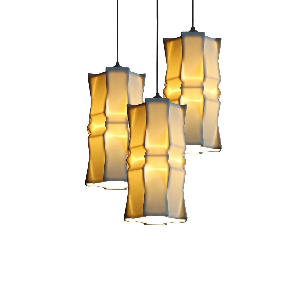 Tessellation 3 Porcelain Pendant Light Cluster The Bright Angle