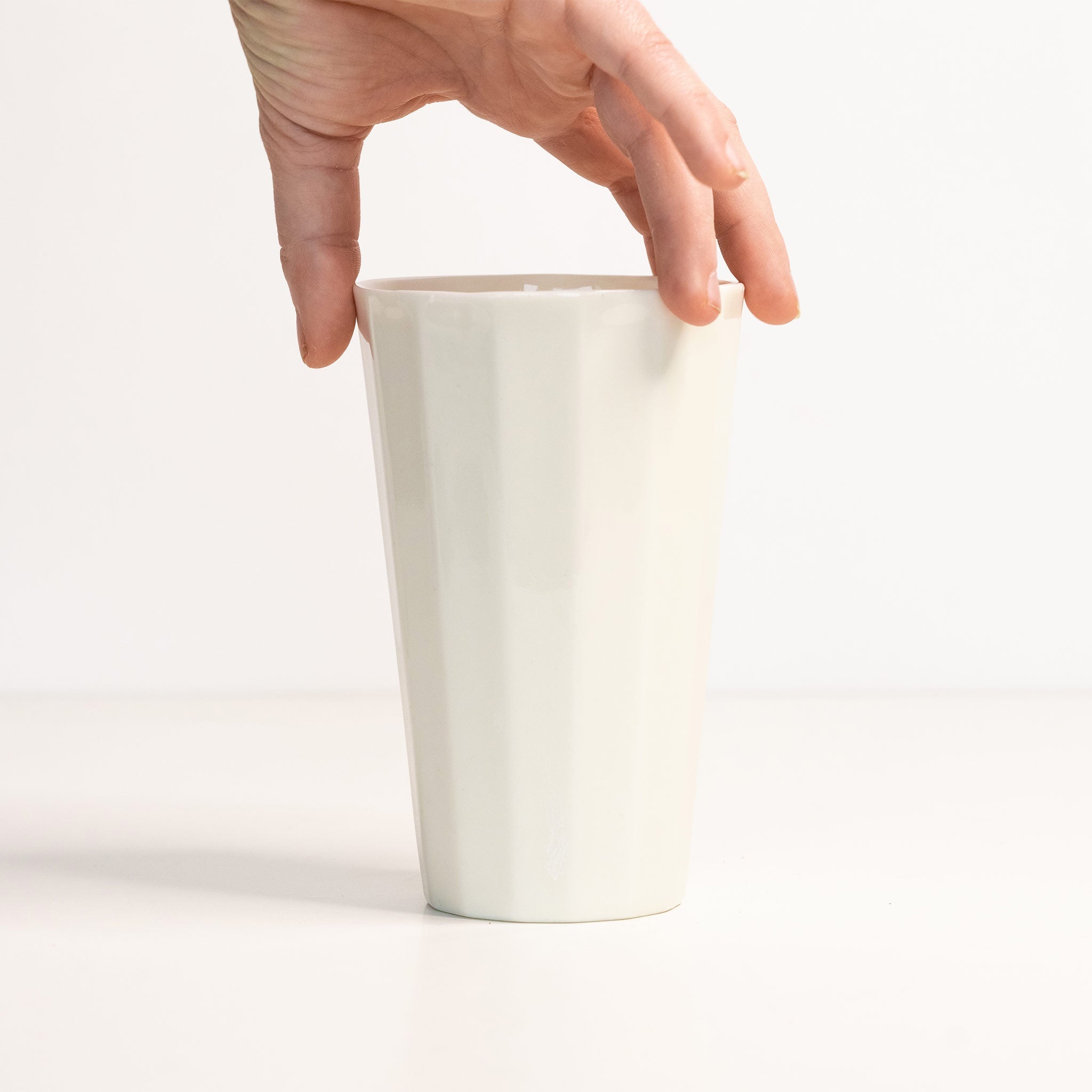 Translucent Porcelain 16 oz Cup The Bright Angle