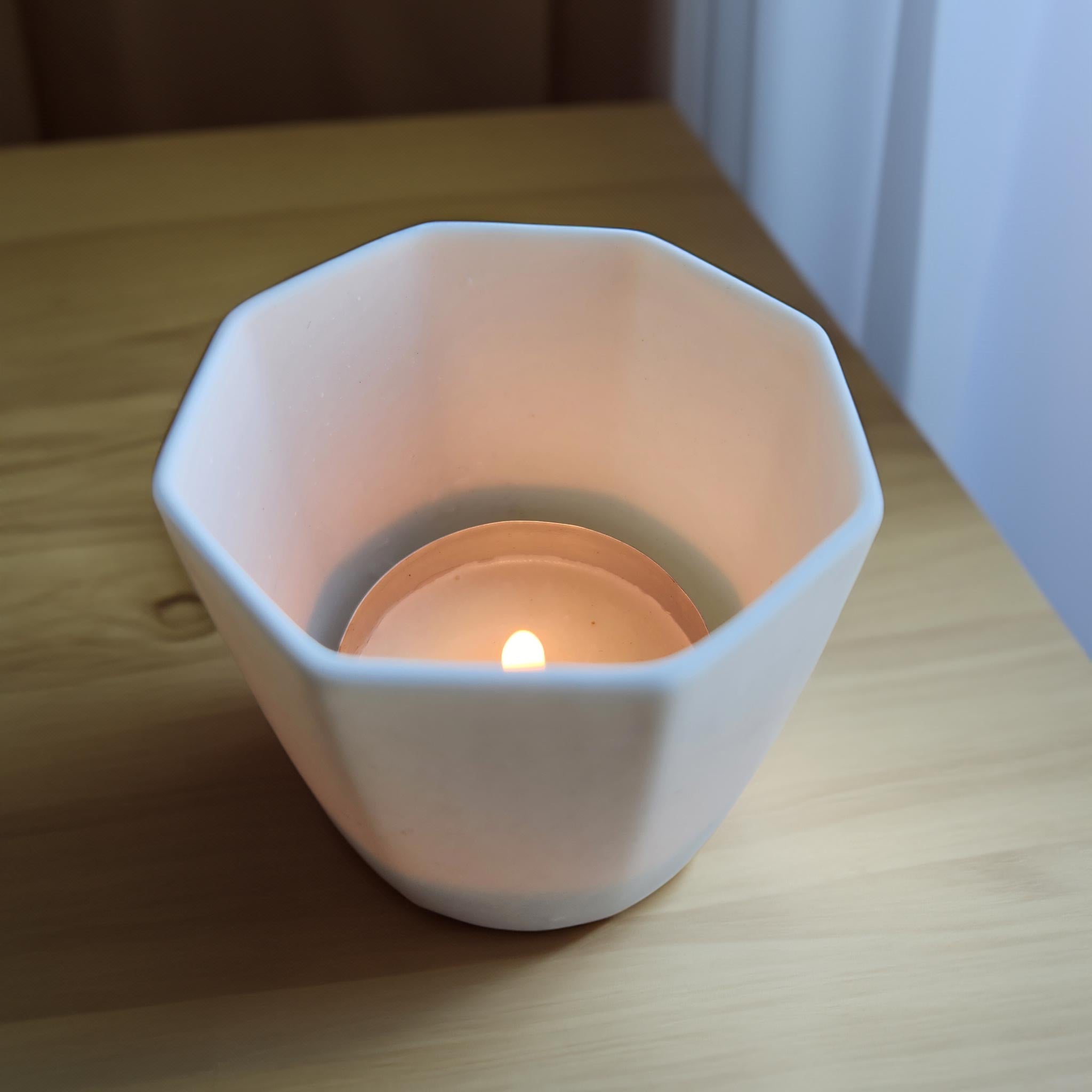 Translucent Porcelain Tea Light Holder The Bright Angle